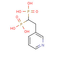 Deoxy Risedronic Acid (CAS: 75755-10-1) - Chemical Structure and Molecular Formula 