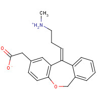 N-Desmethyl Olopatadine (CAS: 113835-92-0) - Chemical Structure and Molecular Formula 