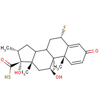 6a,9a-Difluoro-11b,17a-dihydroxy-16a-methyl-3-oxoandrosta-1,4-diene-17a-carbothioic Acid (CAS: 80473-92-3) - Chemical Structure and Molecular Formula 