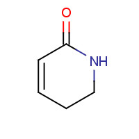 5,6-Dihydro-2(1H)-pyridinone (CAS: 6052-73-9) - Chemical Structure and Molecular Formula 