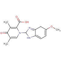 1,4-Dihydro-1-(5-methoxy-1H-benzimidazol-2-yl)-3,5-dimethyl-4-oxo-2-Pyridinecarboxylic Acid (CAS: 1227380-90-6) - Related Chemical Product