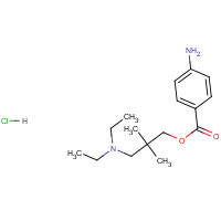 Dimethocaine Hydrochloride (CAS: 553-63-9) - Chemical Structure and Molecular Formula 
