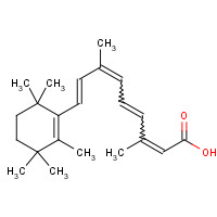 4,4-Dimethyl Retinoic Acid (CAS: 104182-09-4) - Chemical Structure and Molecular Formula 