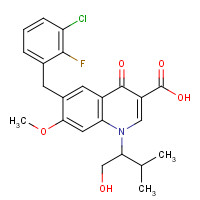 Elvitegravir (CAS: 697761-98-1) - Chemical Structure and Molecular Formula 