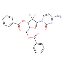 1'-Epi Gemcitabine 3',5'-Dibenzoate (CAS: 134790-40-2) - Chemical Structure and Molecular Formula 