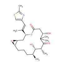 Epothilone A (CAS: 152044-53-6) - Chemical Structure and Molecular Formula 