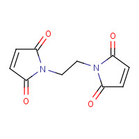 Ethylene-bis-maleimide (CAS: 5132-30-9) - Chemical Structure and Molecular Formula 