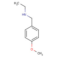 N-Ethyl-4-methoxybenzenemethanamine (CAS: 22993-76-6) - Chemical Structure and Molecular Formula 