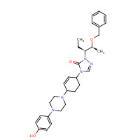 2-[(1S,2S)-1-Ethyl-2-(phenylmethoxy)propyl]-2,4-dihydro-4-[4-[4-(4-hydroxyphenyl)-1-piperazinyl]phenyl]-3H-1,2,4-triazol-3-one (CAS: 184177-83-1) - Related Chemical Product