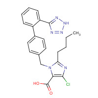 Losartan Carboxylic Acid (CAS: 124750-92-1) - Chemical Structure and Molecular Formula 