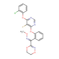 Fluoxastrobin (CAS: 361377-29-9) - Chemical Structure and Molecular Formula 