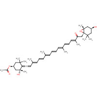 Fucoxanthin (CAS: 3351-86-8) - Chemical Structure and Molecular Formula 