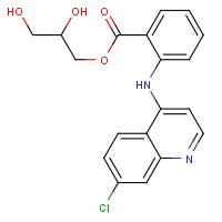 Glafenine chemical structure Glafenine (CAS: 3820-67-5) - Chemical Structure and Molecular Formula
