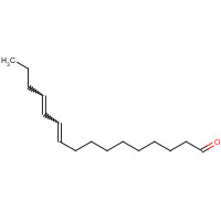(E,E)-10,12-HEXADECADIENAL (CAS: 69977-24-8) - Chemical Structure and Molecular Formula 