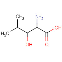(2R,3S)-b-Hydroxyleucine (CAS: 87421-23-6) - Chemical Structure and Molecular Formula 