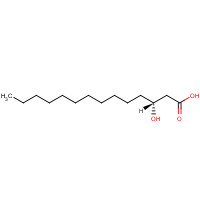 (R)-3-Hydroxy Myristic Acid (CAS: 28715-21-1) - Chemical Structure and Molecular Formula 