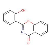 2-(2-Hydroxyphenyl)-4H-1,3-benzoxazin-4-one (CAS: 1218-69-5) - Chemical Structure and Molecular Formula 