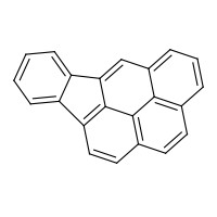 Indeno[1,2,3-cd]pyrene (CAS: 193-39-5) - Chemical Structure and Molecular Formula 