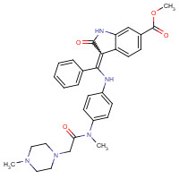 Intedanib (CAS: 656247-17-5) - Chemical Structure and Molecular Formula 