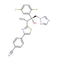 Isavuconazole chemical structure Isavuconazole (CAS: 241479-67-4) - Chemical Structure and Molecular Formula