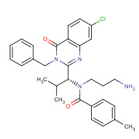 Ispinesib (CAS: 336113-53-2) - Chemical Structure and Molecular Formula 