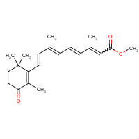 4-Keto 13-cis-Retinoic Acid Methyl Ester (CAS: 71748-57-7) - Chemical Structure and Molecular Formula 