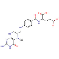 Levomefolic Acid (CAS: 31690-09-2) - Chemical Structure and Molecular Formula 