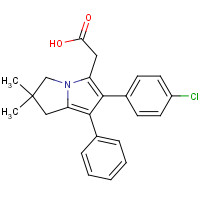Licofelone (CAS: 156897-06-2) - Chemical Structure and Molecular Formula 