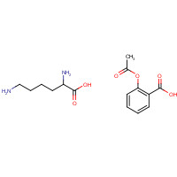 DL-Lysine Acetylsalicylate (CAS: 62952-06-1) - Chemical Structure and Molecular Formula 