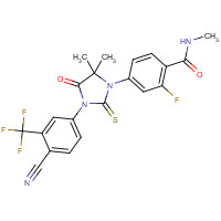 MDV 3100 (CAS: 915087-33-1) - Chemical Structure and Molecular Formula 