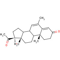 Megestrol (CAS: 3562-63-8) - Chemical Structure and Molecular Formula 