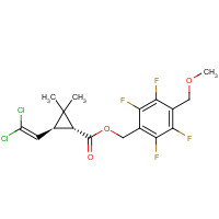 Meperfluthrin (CAS: 915288-13-0) - Chemical Structure and Molecular Formula 