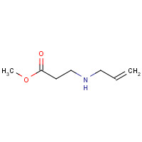 Methyl 3-(N-Allylamino)propionate (CAS: 37732-74-4) - Chemical Structure and Molecular Formula 