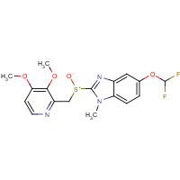N-Methyl Pantoprazole (CAS: 624742-53-6) - Chemical Structure and Molecular Formula 