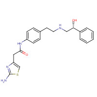 Mirabegron (CAS: 223673-61-8) - Chemical Structure and Molecular Formula 