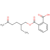 rac Mono(2-ethyl-5-oxohexyl) Phthalate (CAS: 40321-98-0) - Chemical Structure and Molecular Formula 