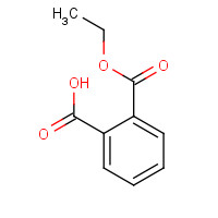 Monoethyl Phthalate (CAS: 2306-33-4) - Chemical Structure and Molecular Formula 