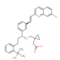 cis-Montelukast (CAS: 774538-96-4) - Chemical Structure and Molecular Formula 