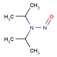 N-Nitrosodiisopropylamine (CAS: 601-77-4) - Chemical Structure and Molecular Formula 