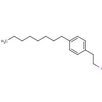 2-(4-Octylphenyl)-1-iodoethane (CAS: 162358-07-8) - Chemical Structure and Molecular Formula 