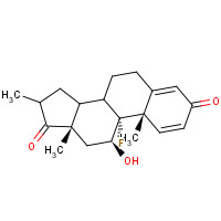 17-Oxo Dexamethasone (CAS: 1880-61-1) - Chemical Structure and Molecular Formula 