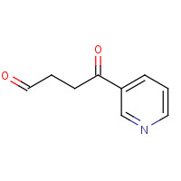 4-Oxo-4-(3-pyridyl)butanal (CAS: 76014-80-7) - Chemical Structure and Molecular Formula 