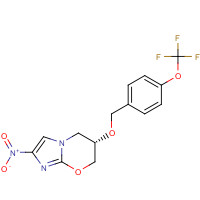 Pretomanid (CAS: 187235-37-6) - Chemical Structure and Molecular Formula 