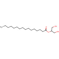 2-Palmitoyl-rac-glycerol (CAS: 23470-00-0) - Chemical Structure and Molecular Formula 