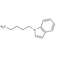 N-Pentylindole (CAS: 59529-21-4) - Chemical Structure and Molecular Formula 