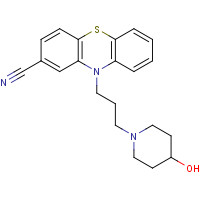 Pericyazine (CAS: 2622-26-6) - Chemical Structure and Molecular Formula 