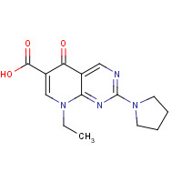 Piromidic Acid (CAS: 19562-30-2) - Chemical Structure and Molecular Formula 