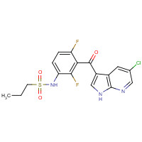 PLX-4720 (CAS: 918505-84-7) - Chemical Structure and Molecular Formula 