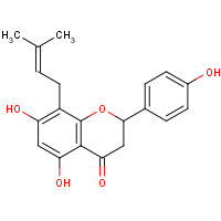 rac 8-Prenylnaringenin (CAS: 68682-02-0) - Chemical Structure and Molecular Formula 