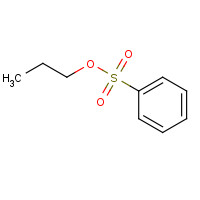Propyl Benzenesulfonate (CAS: 80-42-2) - Chemical Structure and Molecular Formula 
